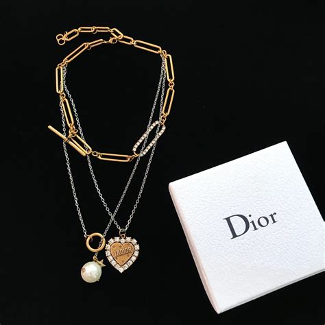 designer necklace dior|dior necklace fake.